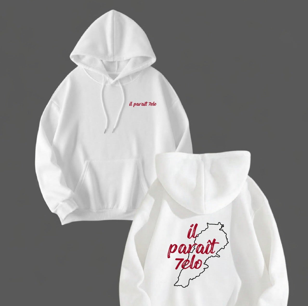 il paraît 7elo HOODIE