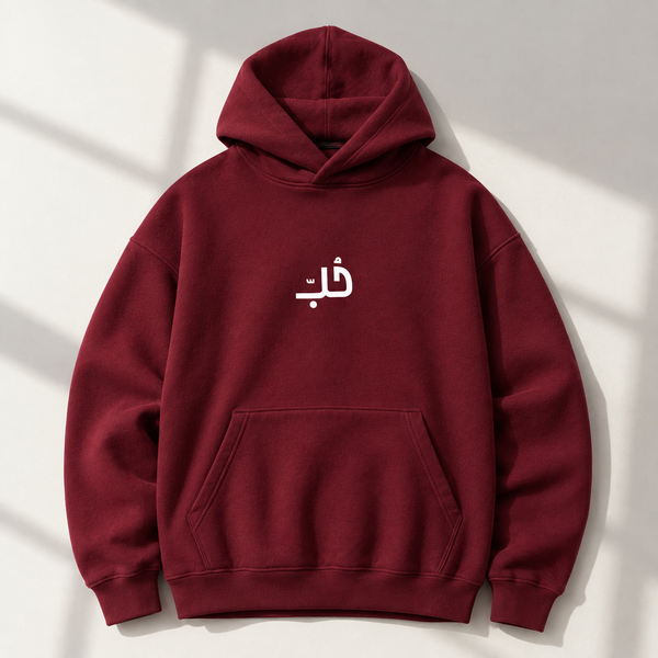 PRINT LOVE HOODIE