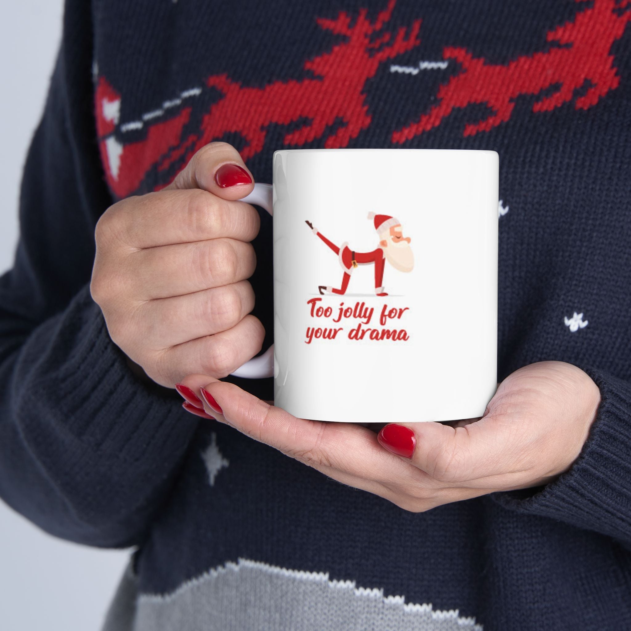 Too Jolly Santa Mug