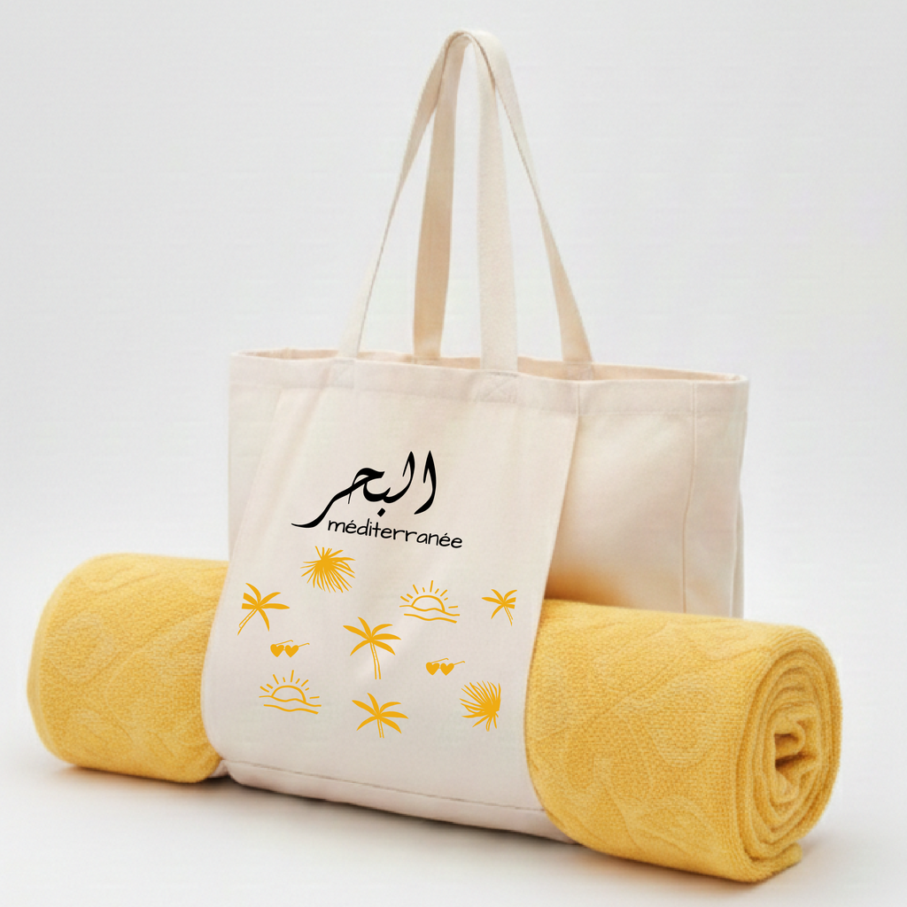 Méditerranée البحر - Beach Bag (without towel)