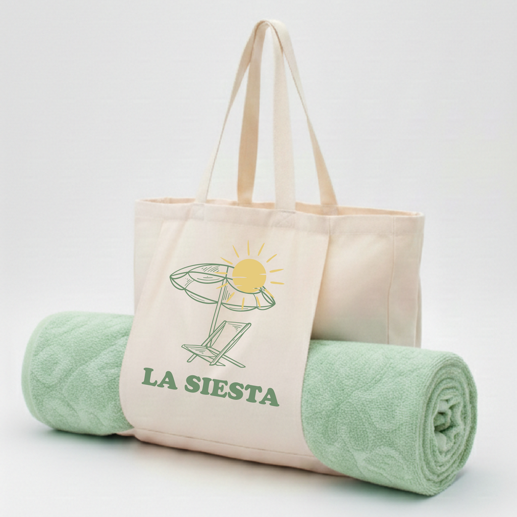 La Siesta - Beach Bag (without towel)