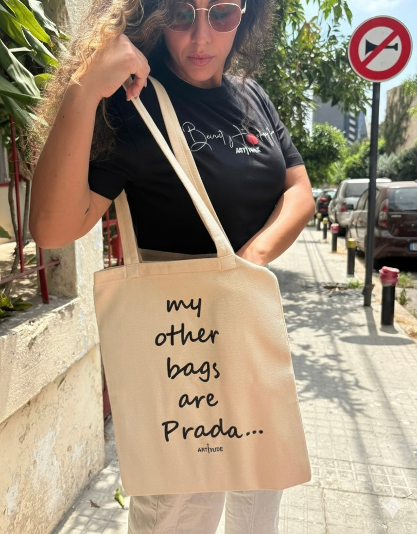 THE SASSY BEIGE TOTE