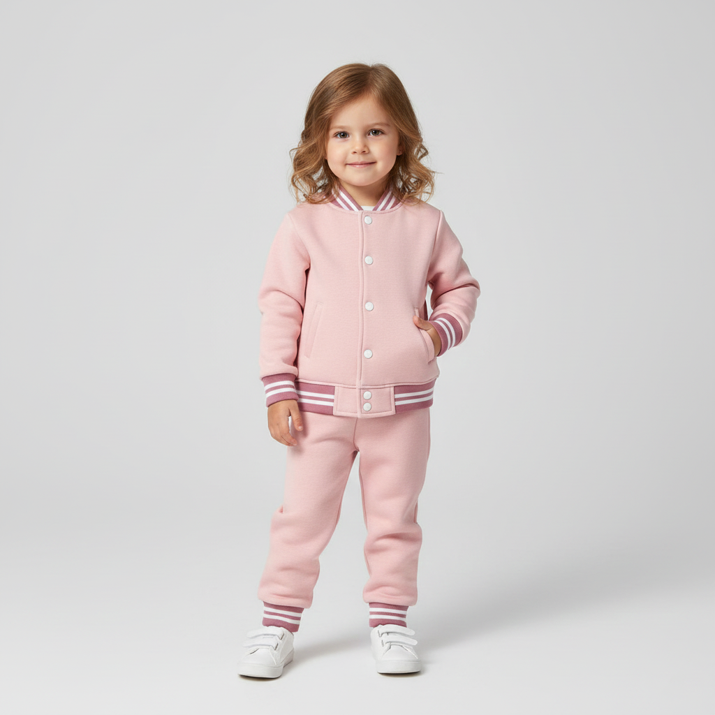 Kids Mini Varsity Set (Jacket + Sweatpants)