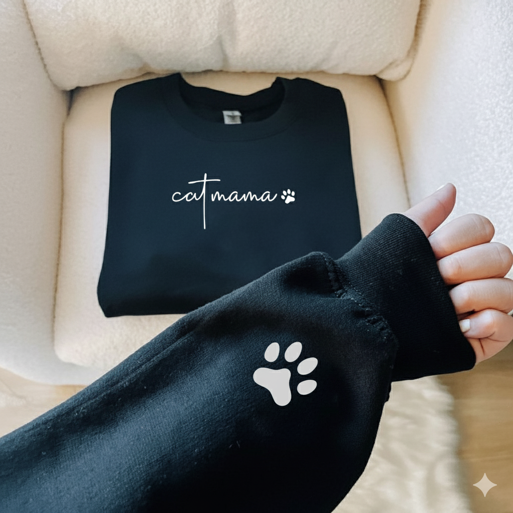 UNISEX SWEATSHIRT - CAT MAMA