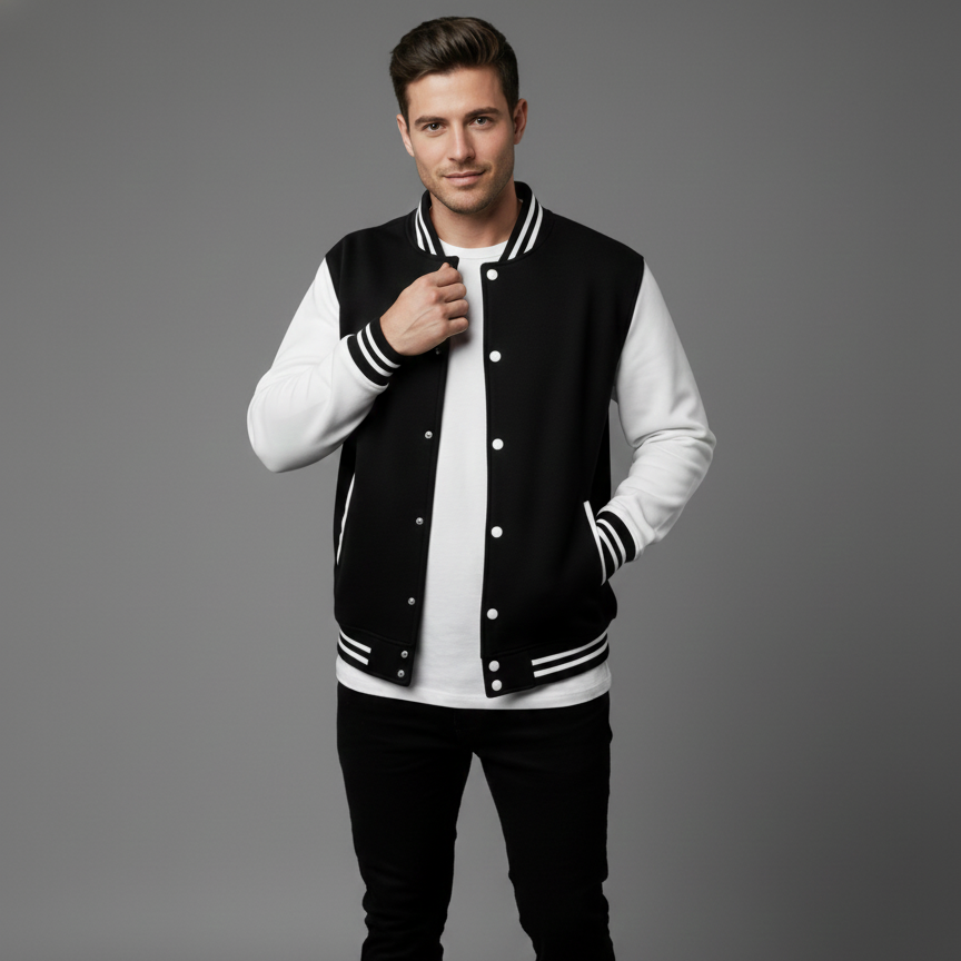 Varsity Jacket Black