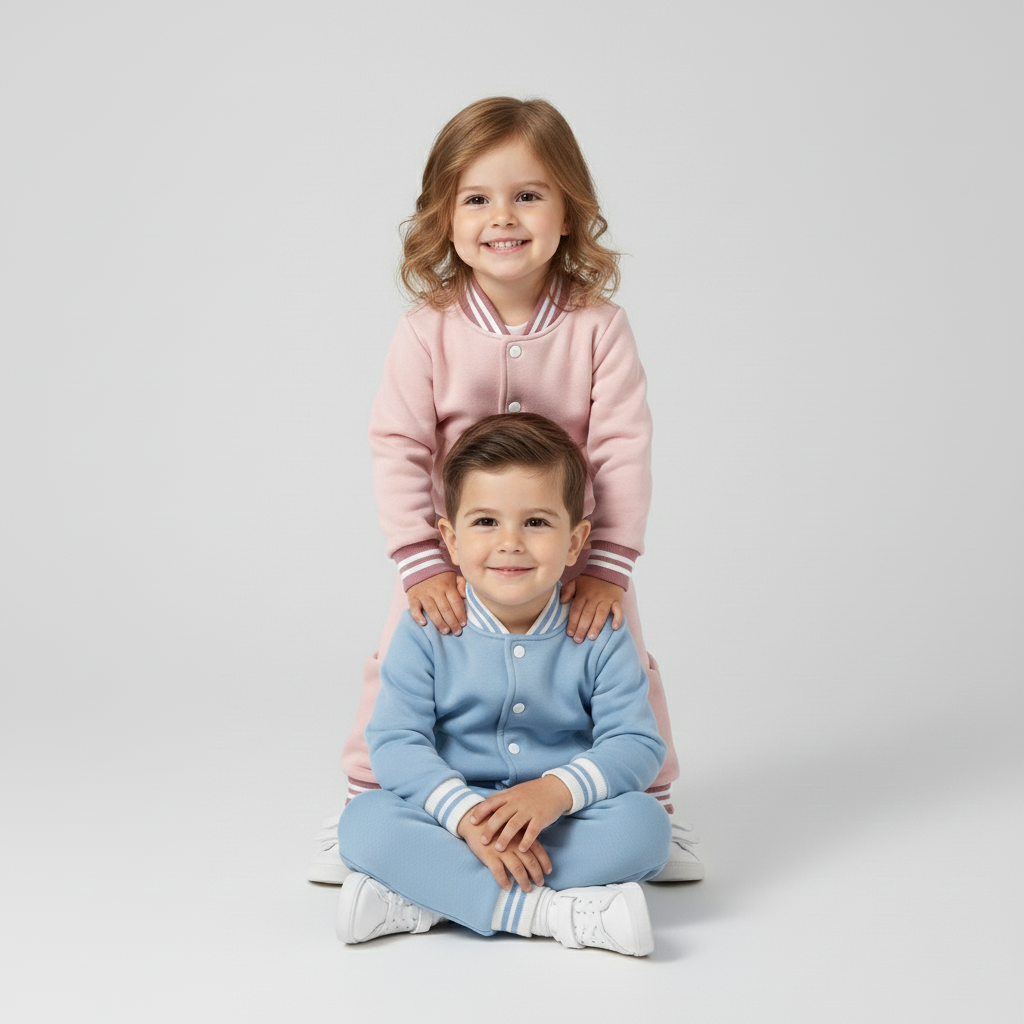 Kids Mini Varsity Set (Jacket + Sweatpants)