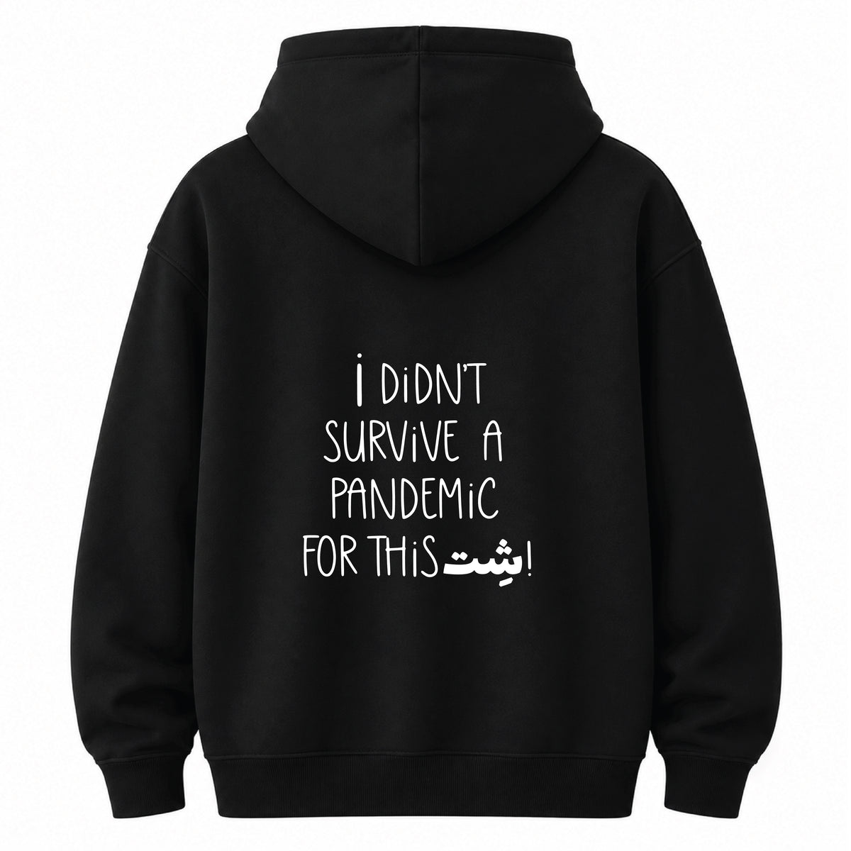 I didn't survive a pandemic for this شت - Hoodie