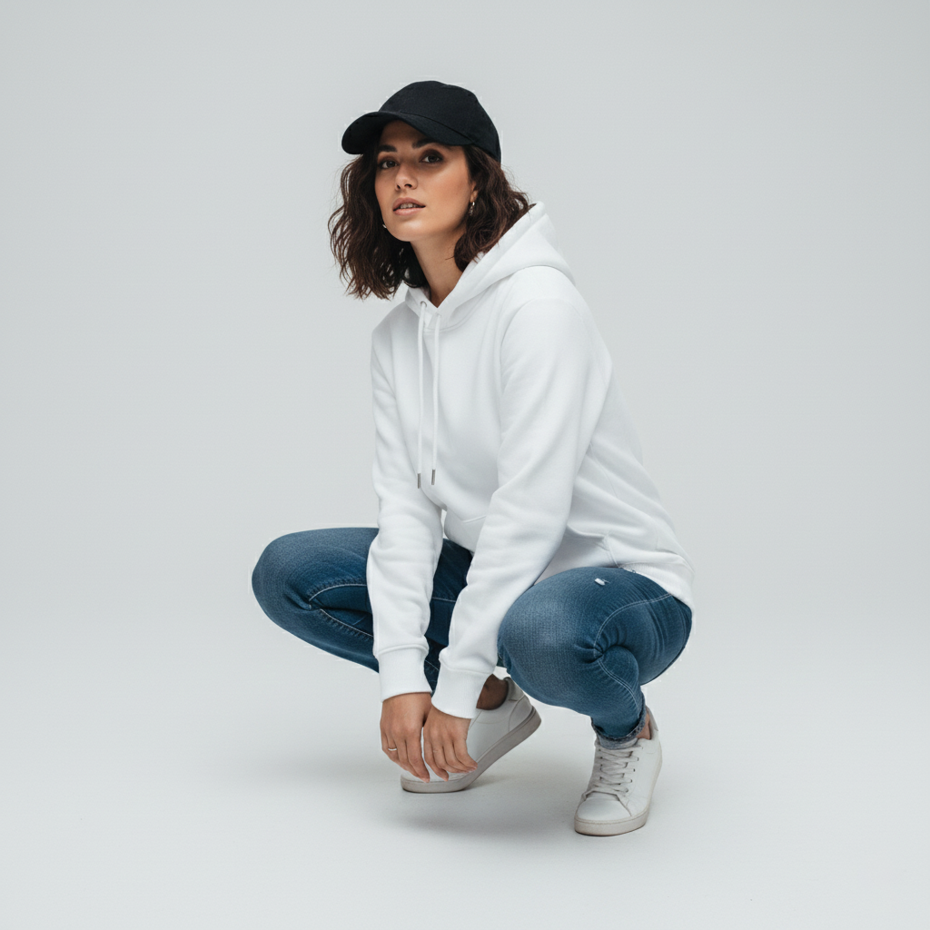 White Plain Hoodie