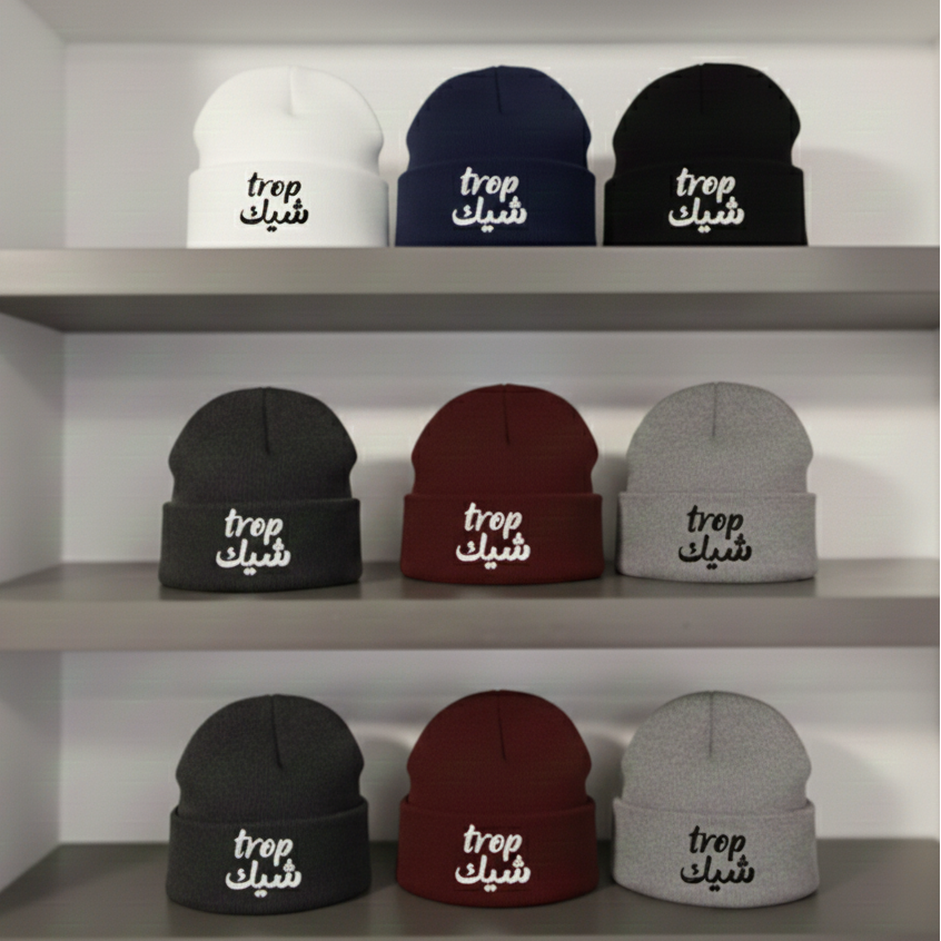 Trop Chic Embroidered Beanie