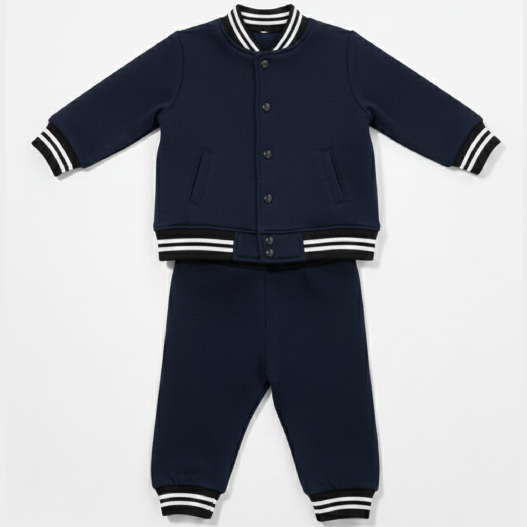 Kids Mini Varsity Set (Jacket + Sweatpants)