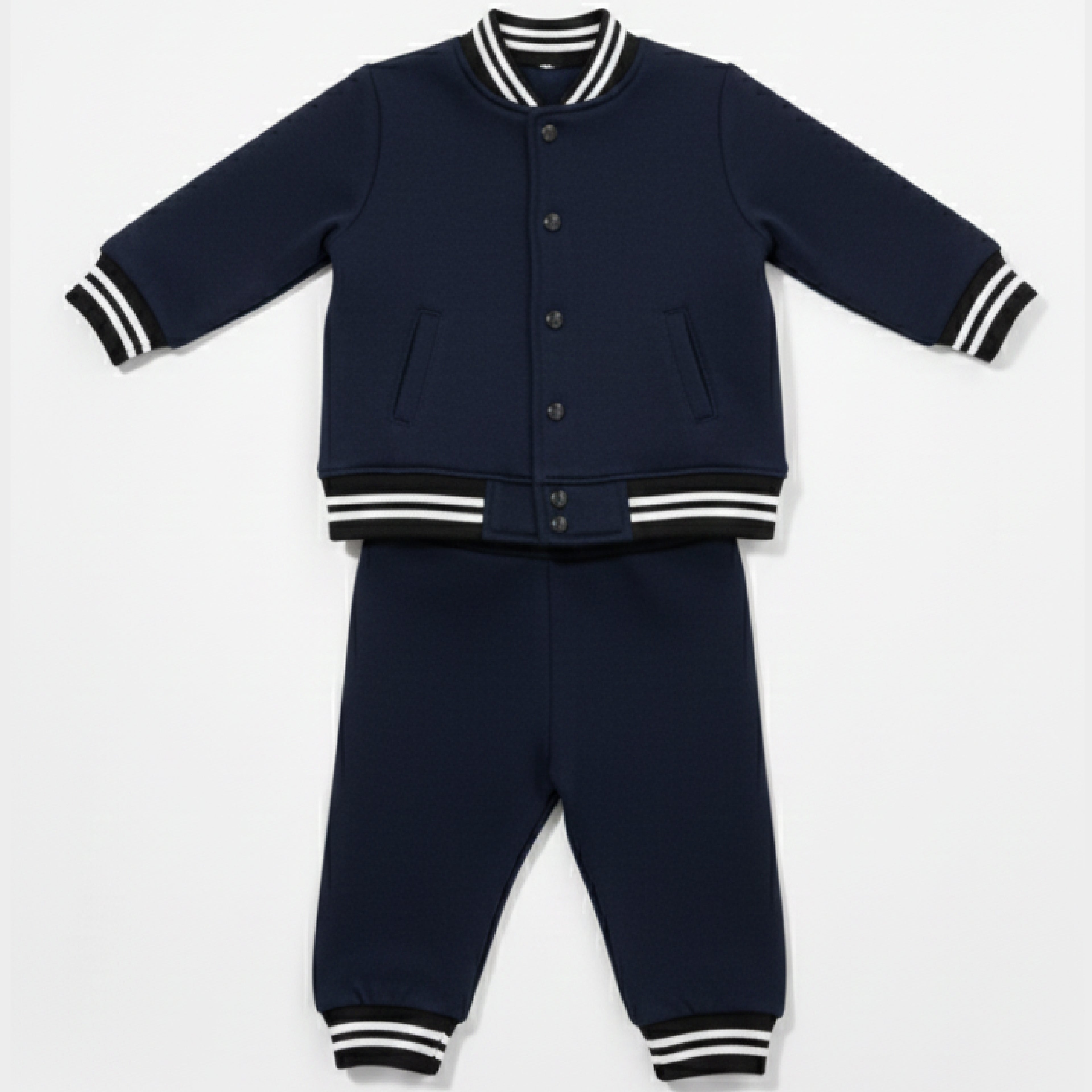 Kids Mini Varsity Set (Jacket + Sweatpants)