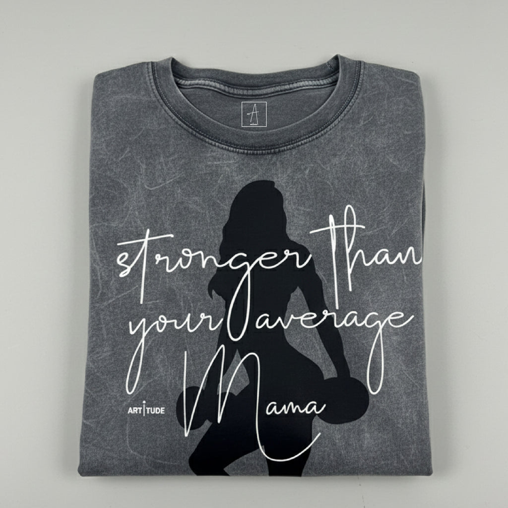 STRONGER TEE - WASHED GREY