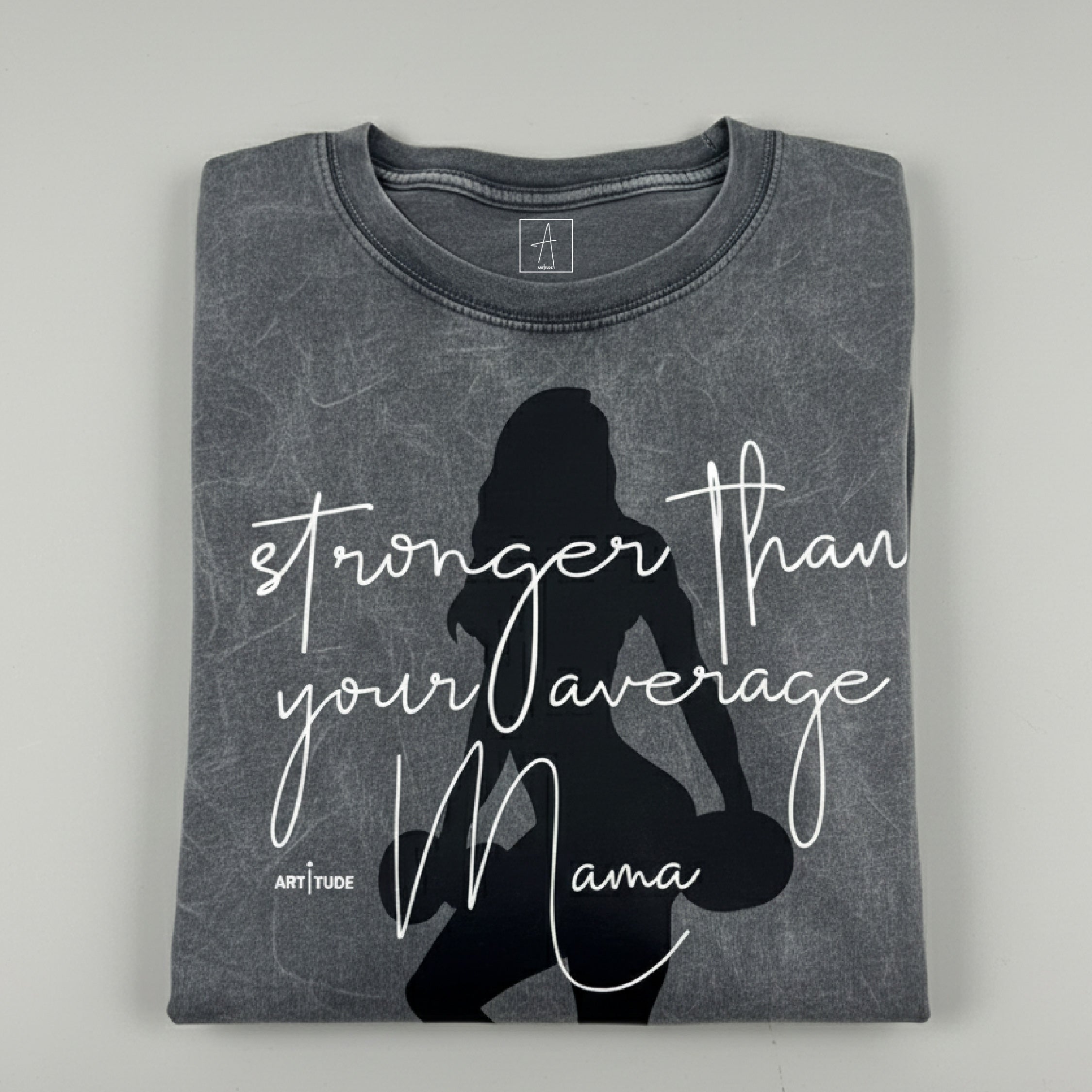 STRONGER TEE - WASHED GREY