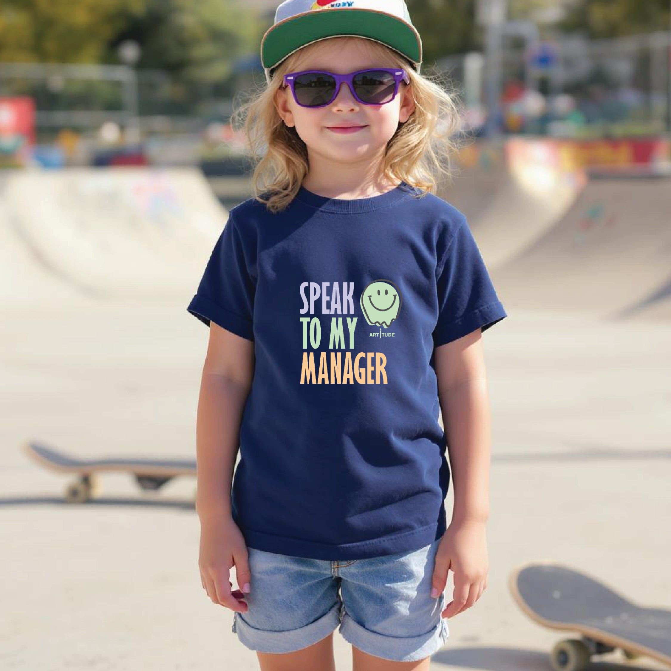 SPEAK TO MY MANAGER TEE