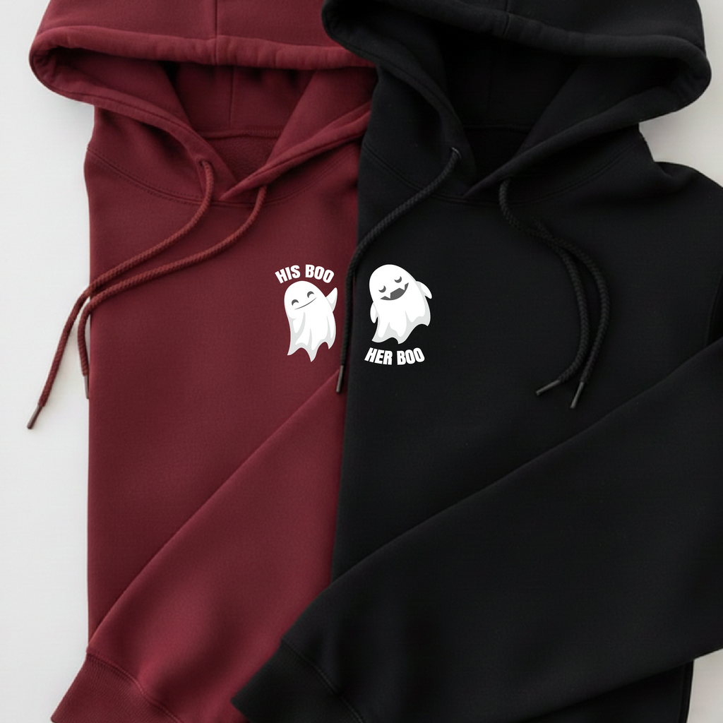 His Boo/Her Boo - Duo Valentine Hoodies