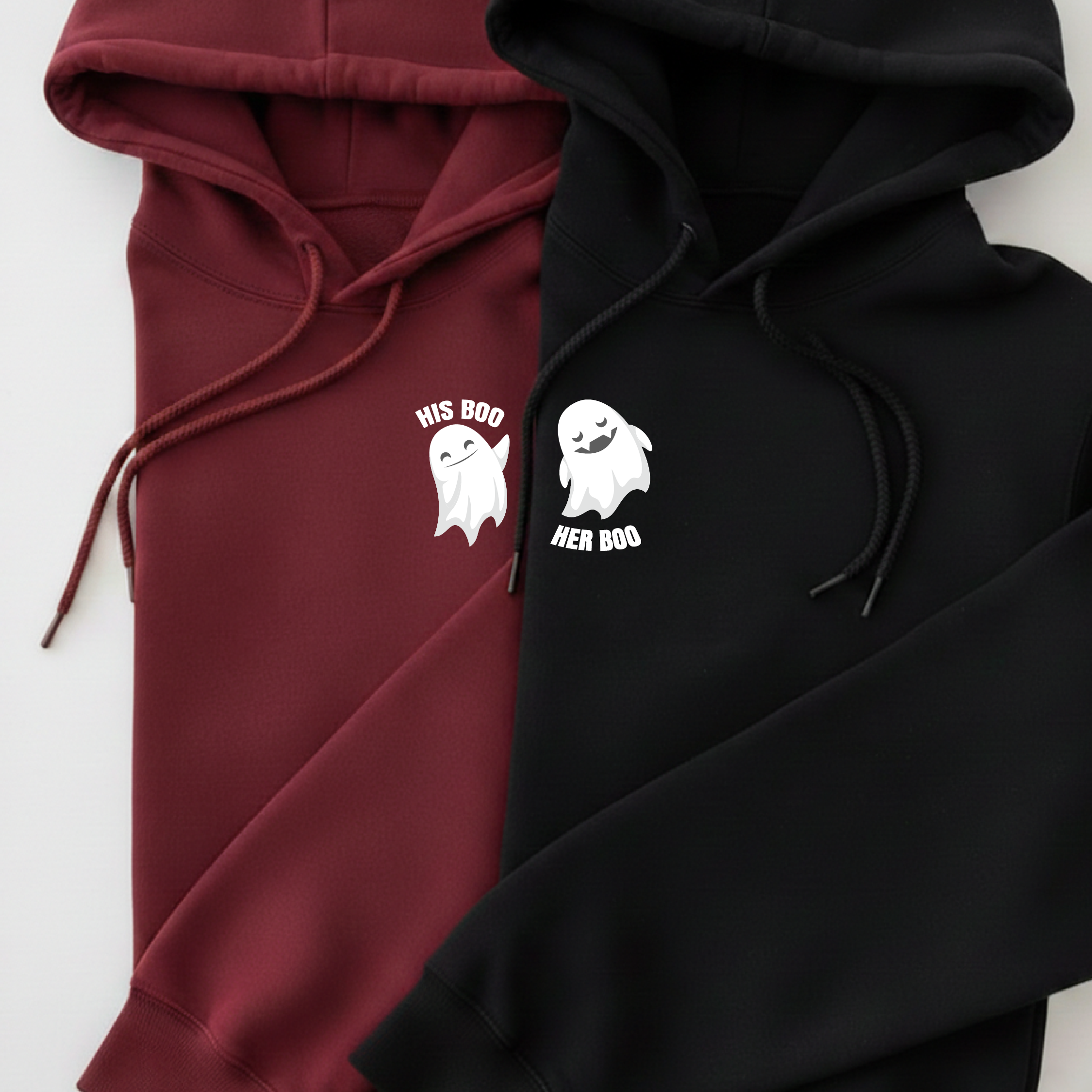 His Boo/Her Boo - Duo Valentine Hoodies