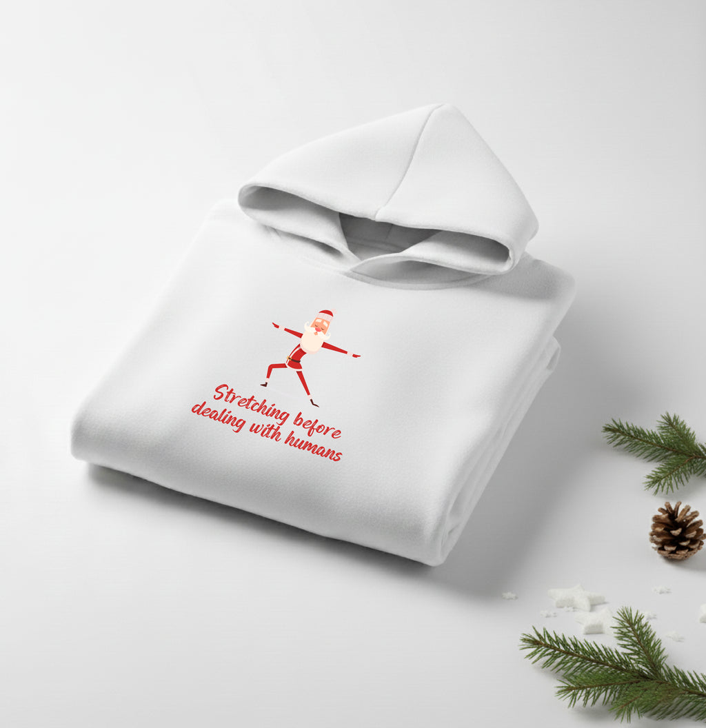 Santa Stretching Hoodie
