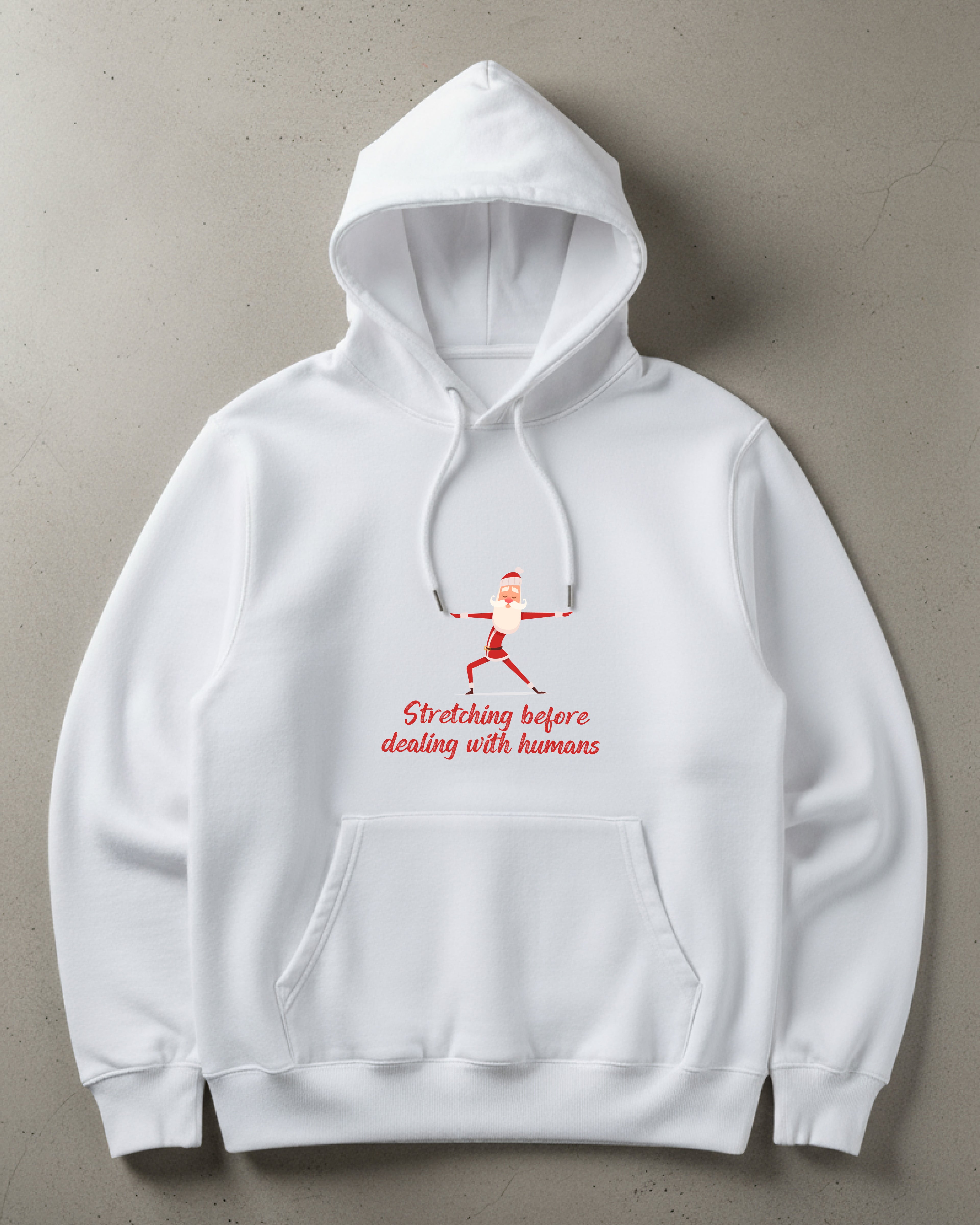 Santa Stretching Hoodie