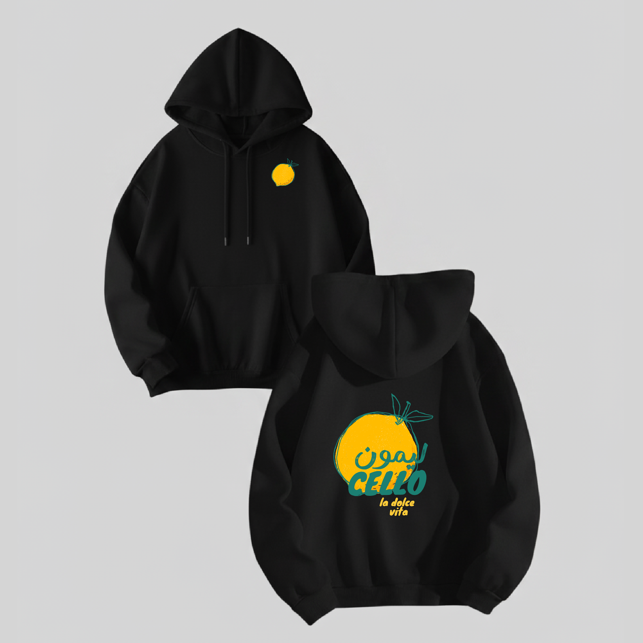 ليمونCello Hoodie