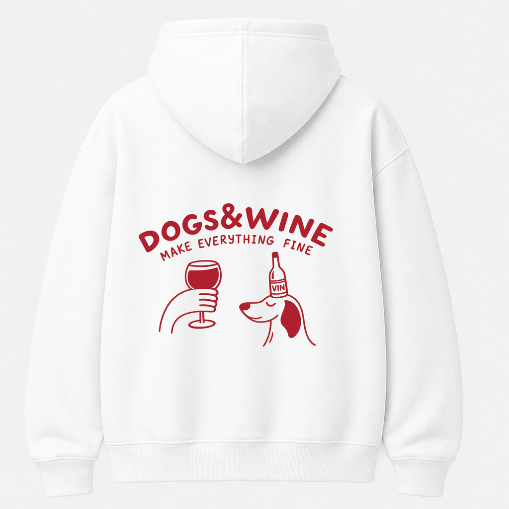 Dogs & Wine - Hoodie