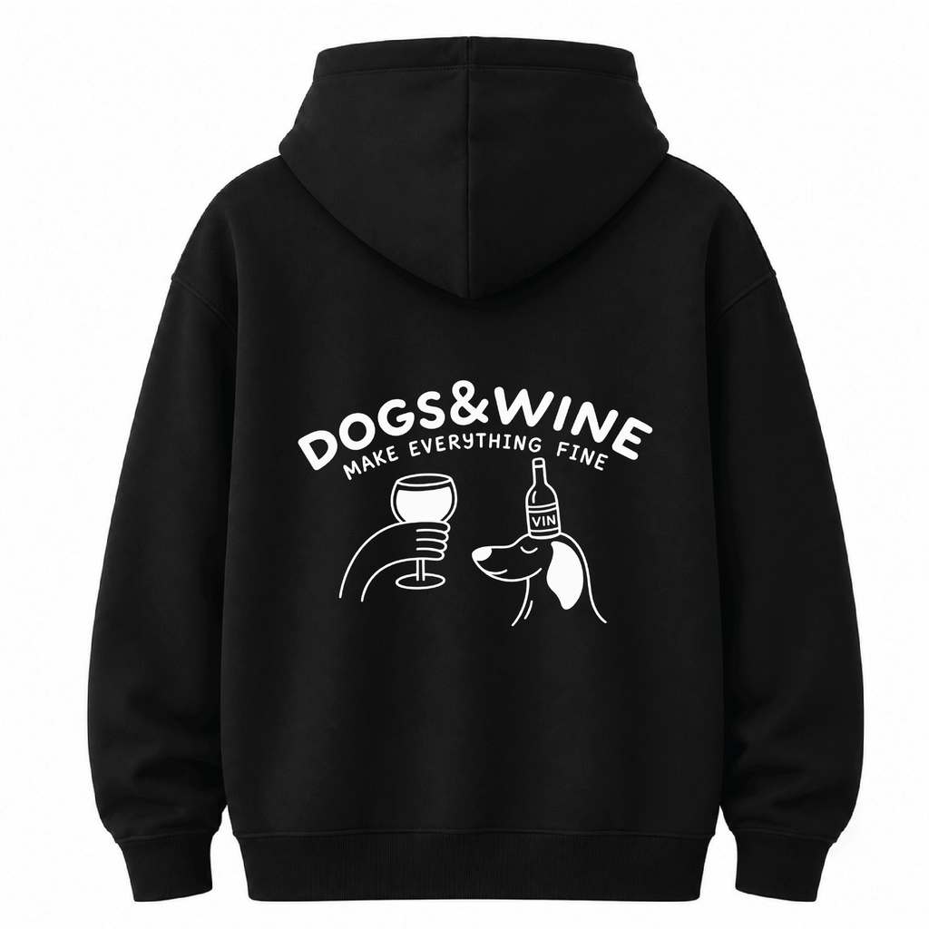 Dogs & Wine - Hoodie