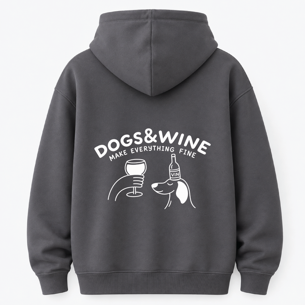 Dogs & Wine - Hoodie