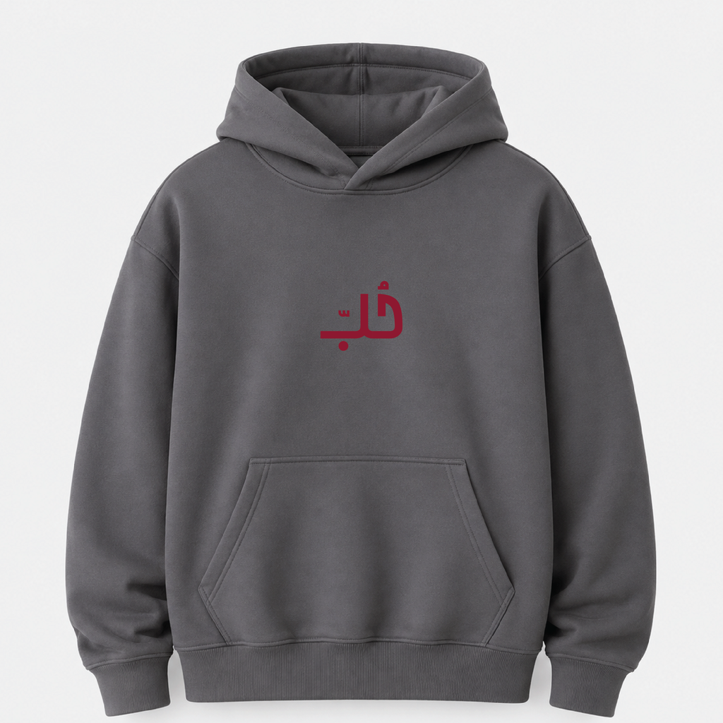 PRINT LOVE HOODIE