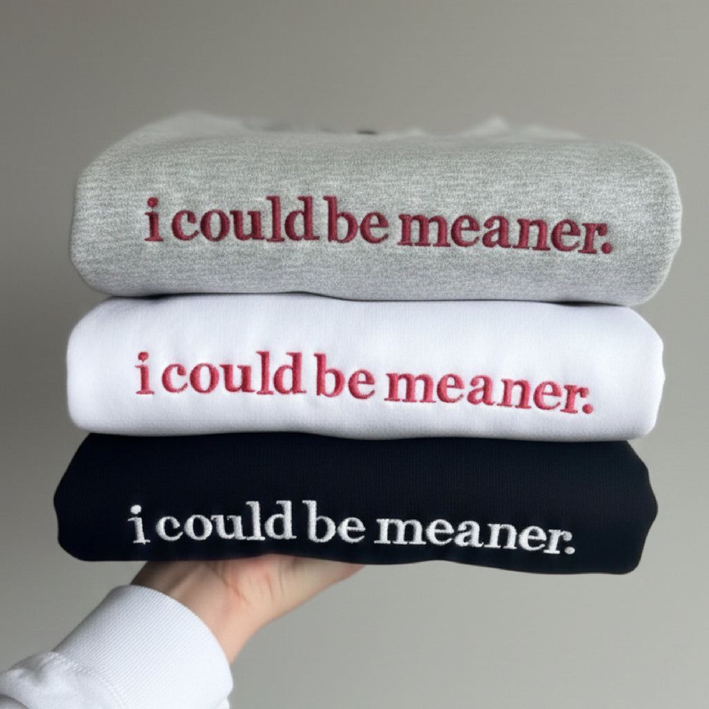 Meaner Hoodie (Embroidered)