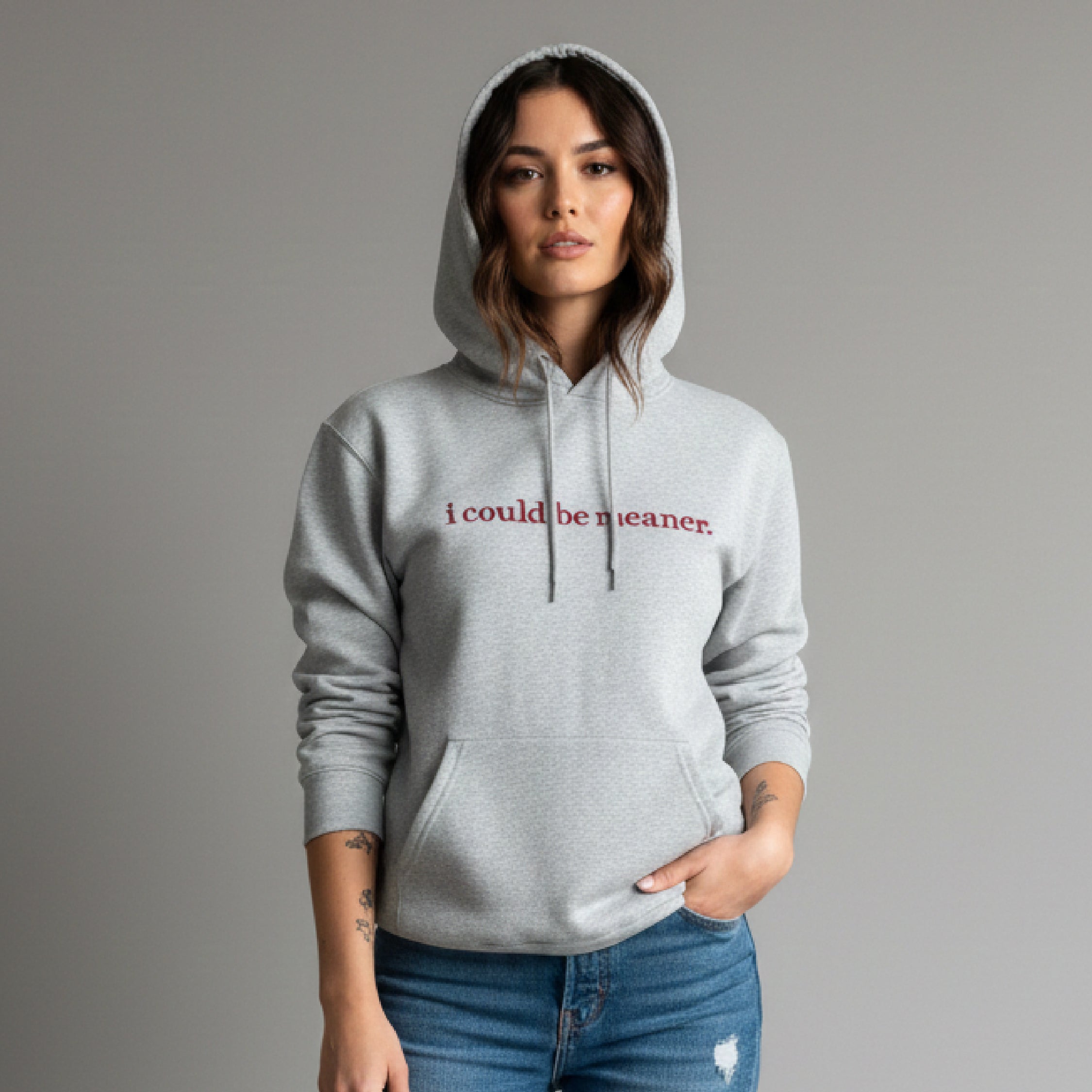 Meaner Hoodie (Embroidered)