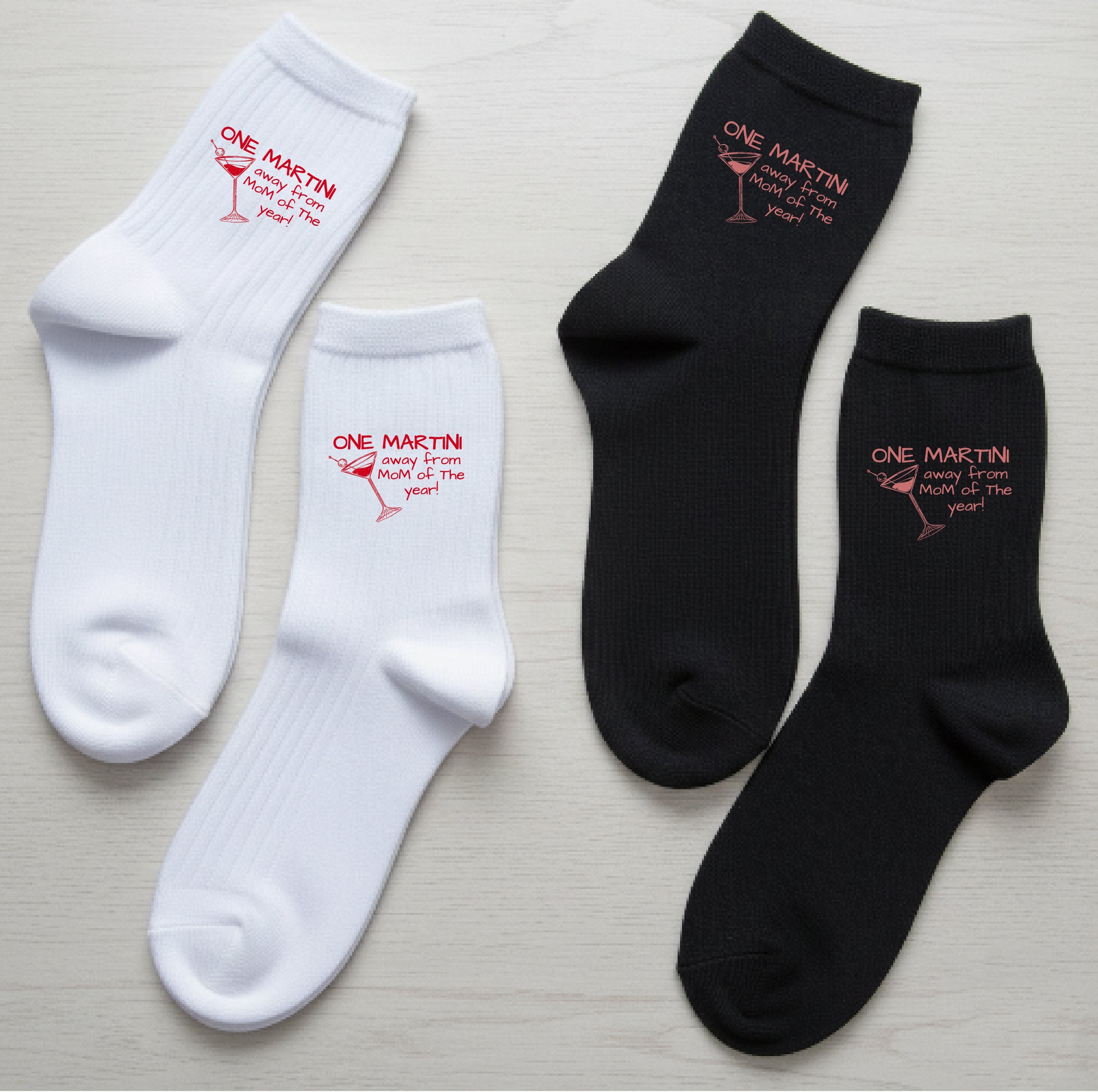 One Martini Away - Socks