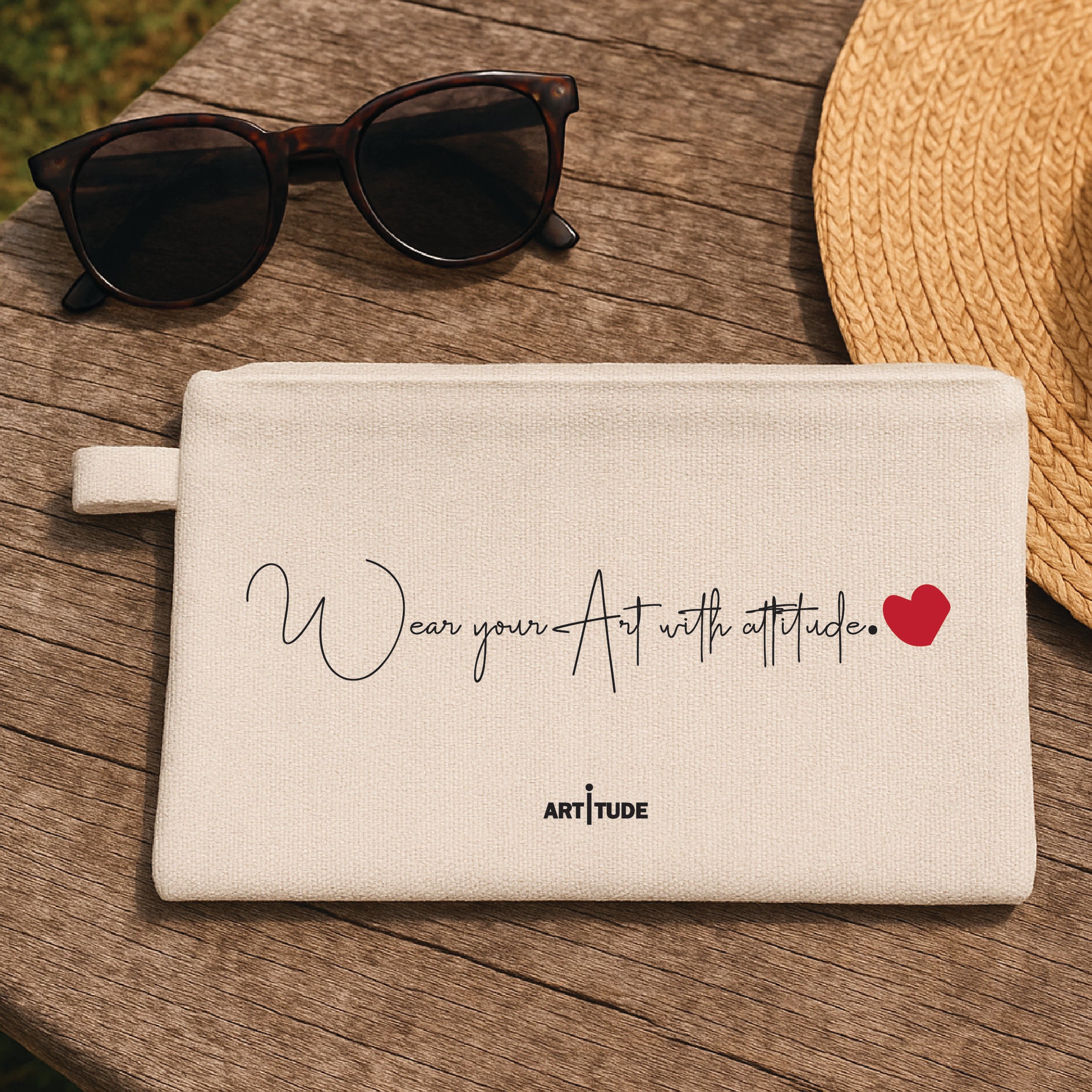 WEAR YOUR ART WITH ATTITUDE - POUCH