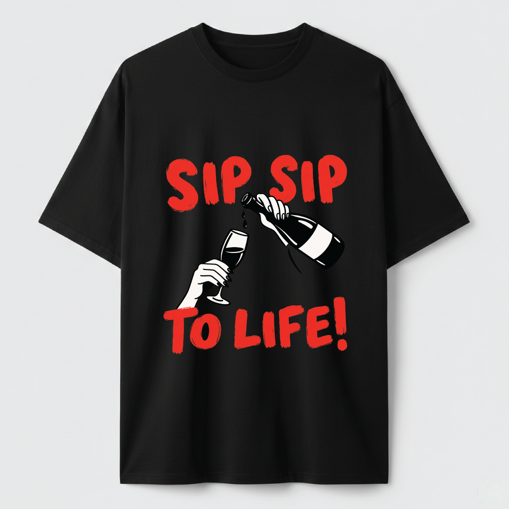 Sip Sip to Life - TEE