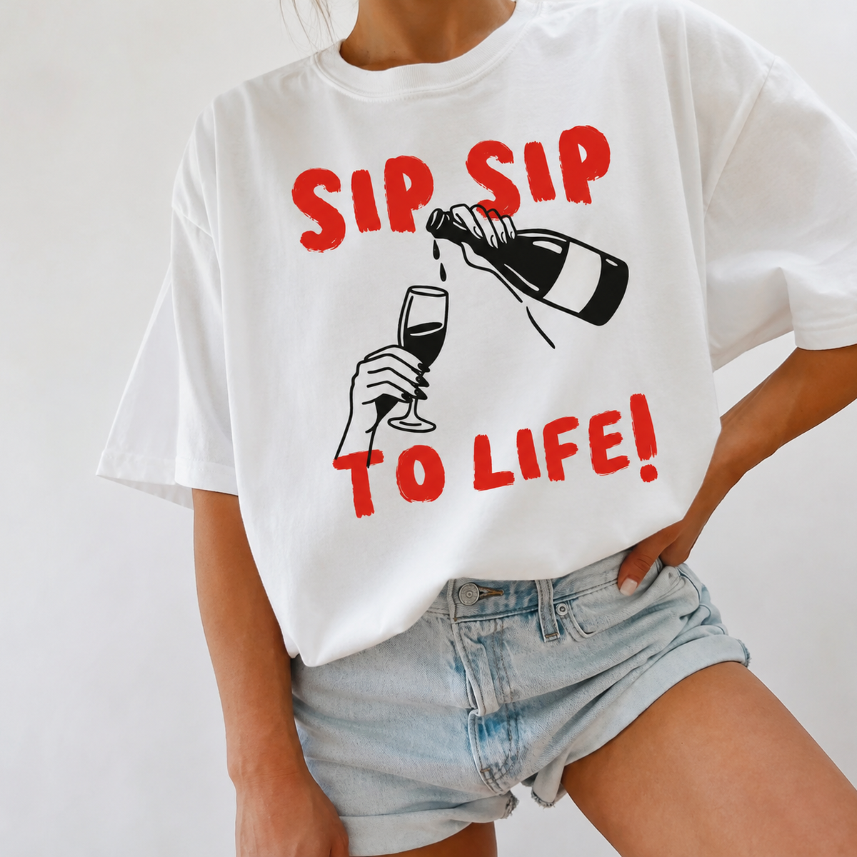 Sip Sip to Life - TEE