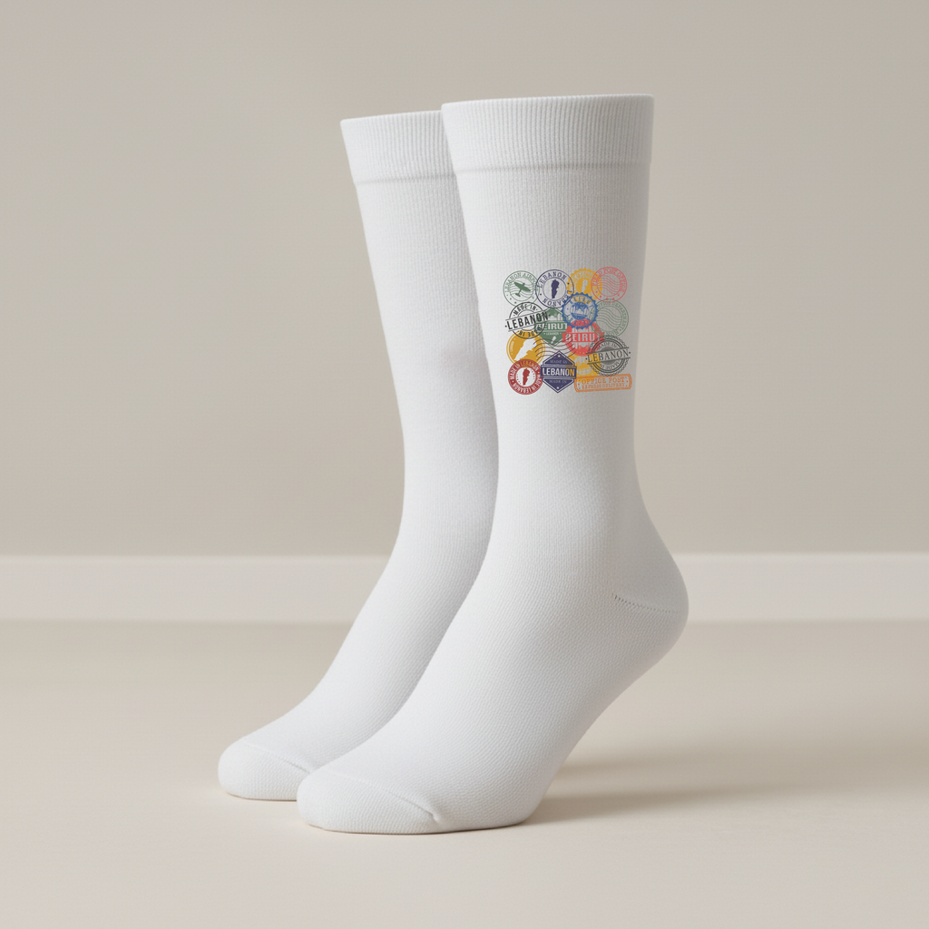 Beirut Stamp - Socks