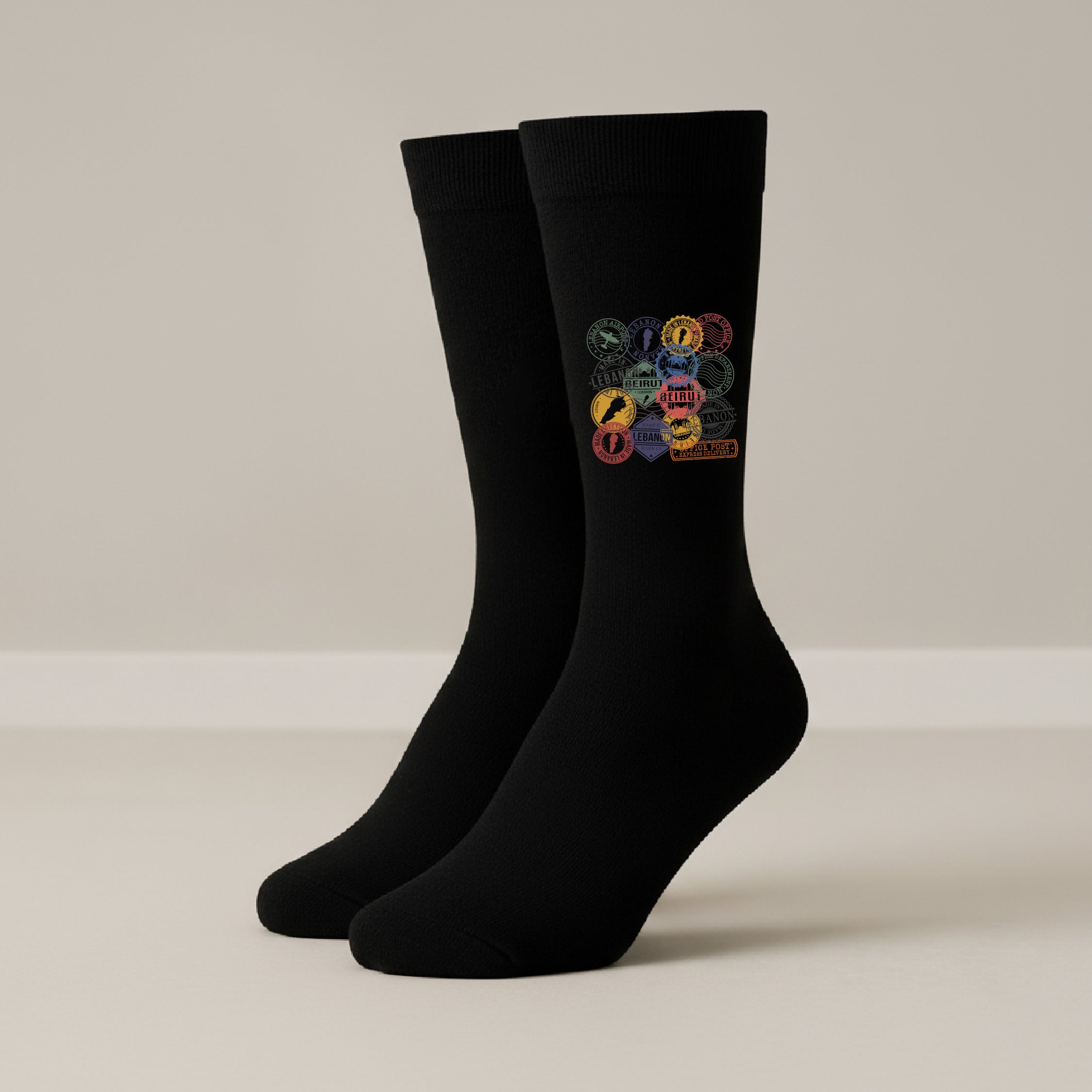 Beirut Stamp - Socks