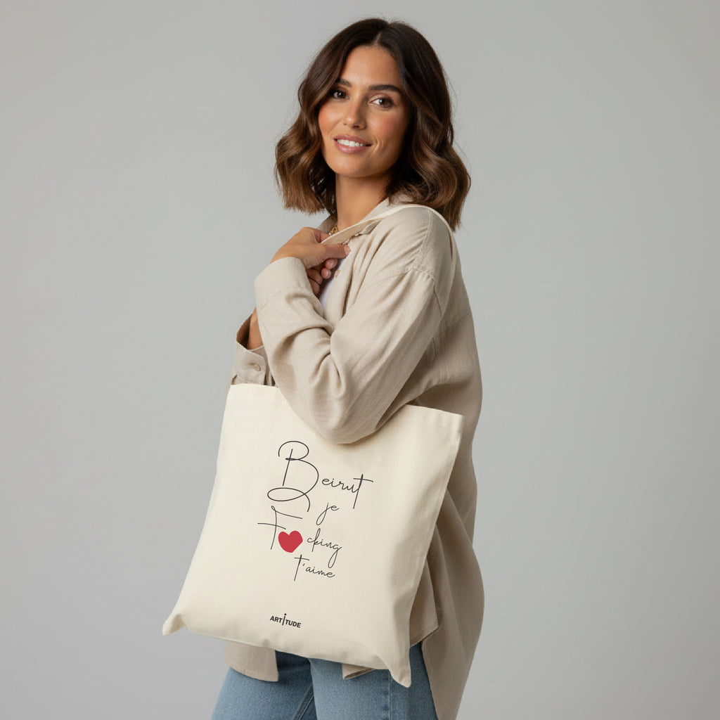 "Beirut" BEIGE TOTE