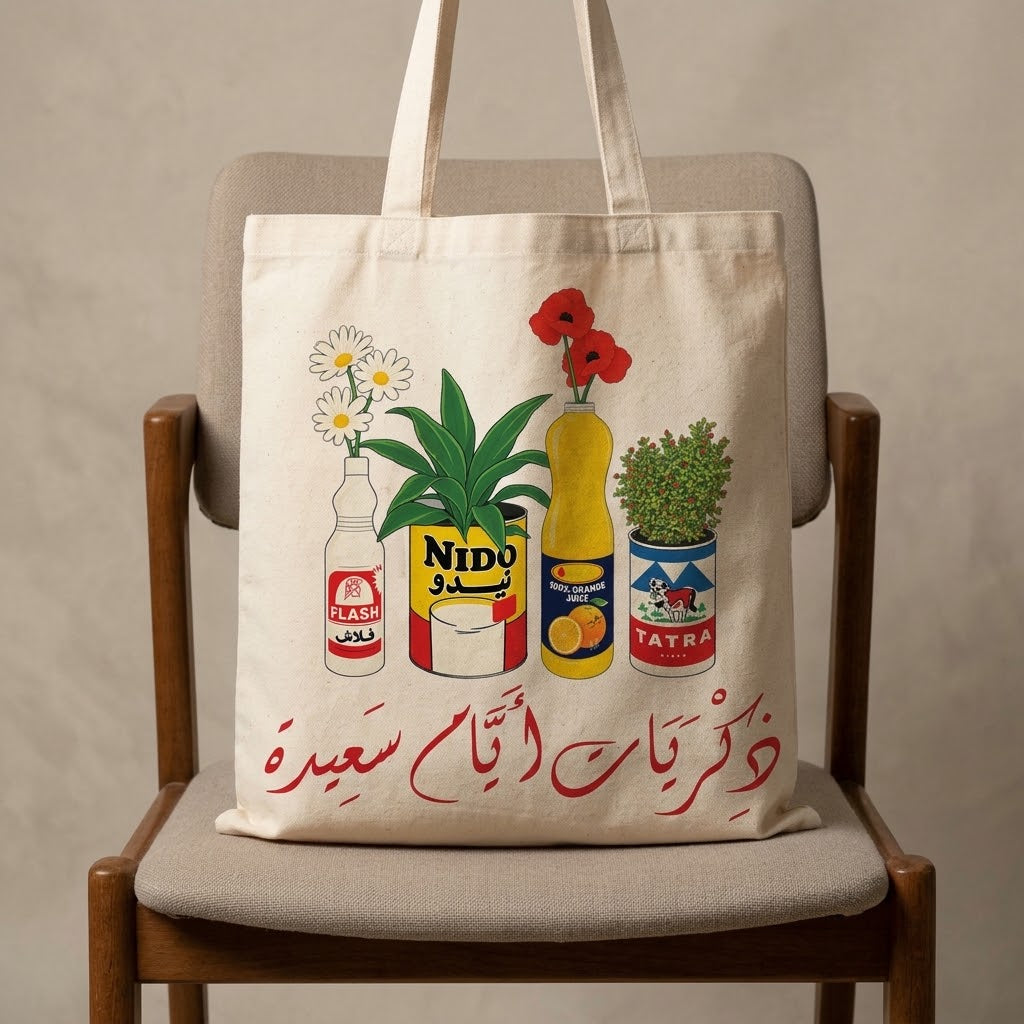 ذكريات أيام سعيدة - BEIGE TOTE